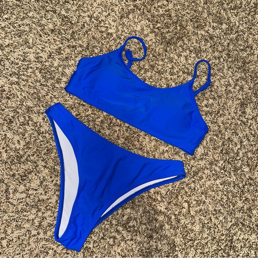 SHEIN Royal Blue Bikini Set